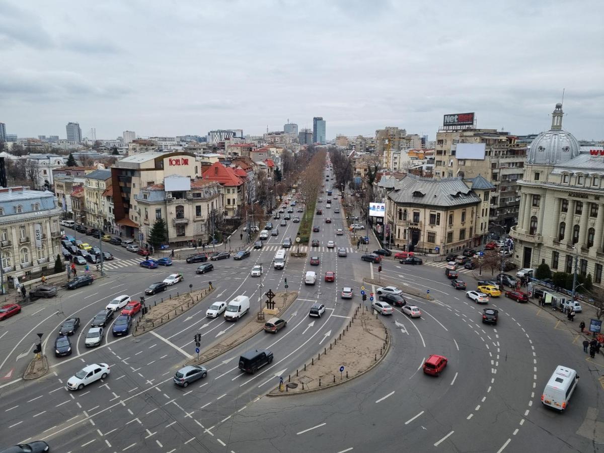 Golden Studio- Panoramic View With Terrace Bucharest Exterior photo